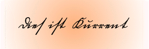 Schriftprobe Kurrentschrift