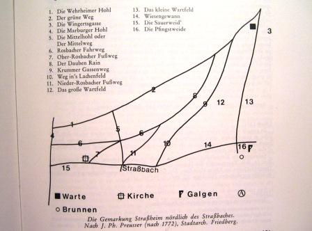 Lageplan Straßheims